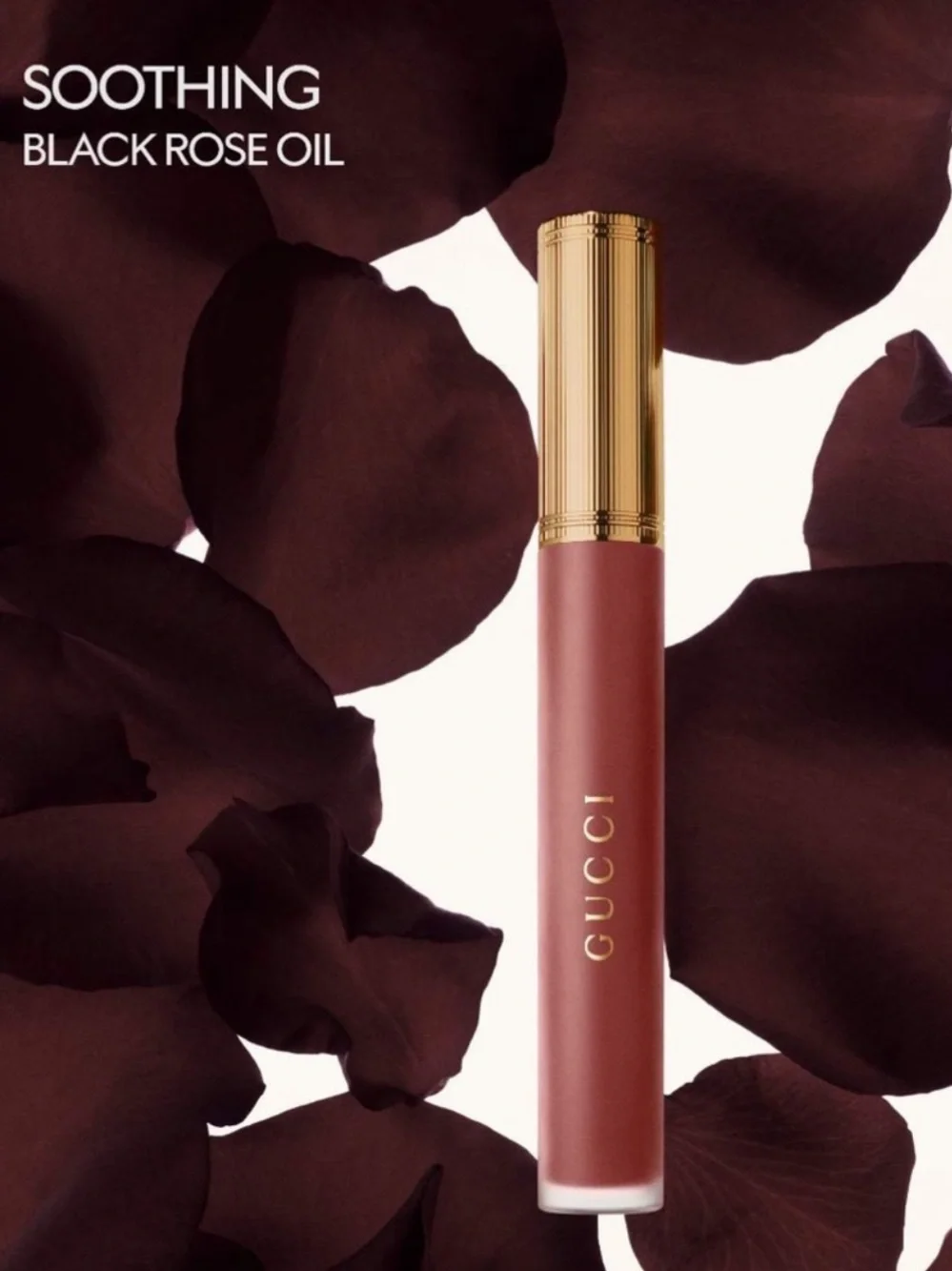 🆕 Gucci 203 Mildred Rosewood Matte Lipstick Velvet Transfer Proof Fall Moody NWT